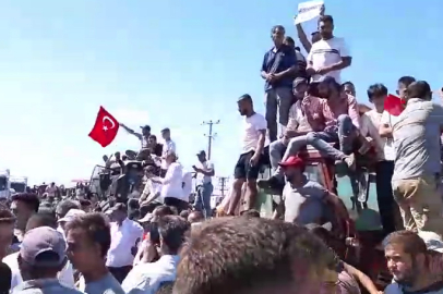 BURSA 'da çiftçi eylemi