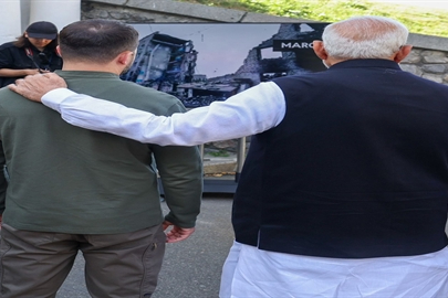 Zelenski ve Modi bir araya geldi