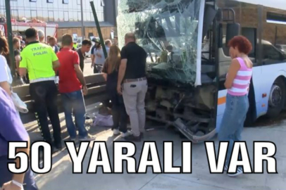 Küçükçekmece'de metrobüs kazası: 1 ölü 50 yaralı
