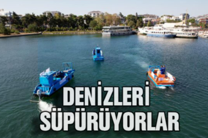 Denizlerdeki kirliliğe karşı 9 bölgede 14 deniz süpürgesi faaliyette