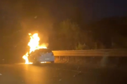 Önce Alev Aldı Sonra Patladı