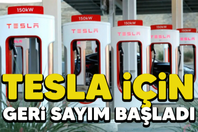 Tesla Supercharger'lar için geri sayım başladı!