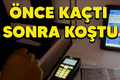 Önce araçla sonra koşarak kaçtı, "Haklısınız alkollüyüm" dedi