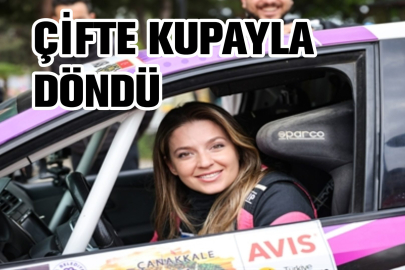 Türkiye'nin ilk engelli kadın pilotu, Avrupa Ralli Şampiyonası'ndan çifte kupayla döndü