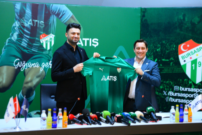 Bursaspor'un yeni göğüs sponsoru Atış Grup oldu