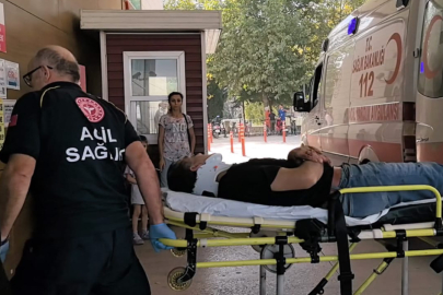 Kanlar içinde acile getirildi
