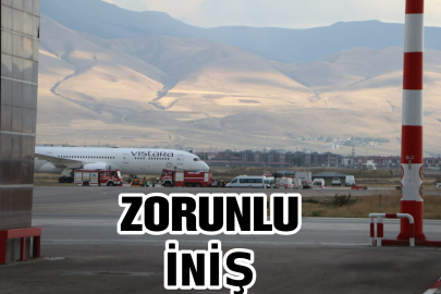 Hindistan yolcu uçağı ihbar üzerine Erzurum’a zorunlu iniş yaptı