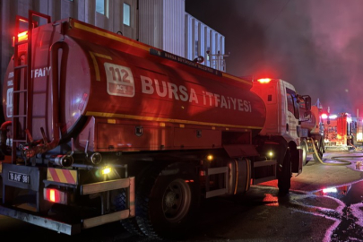 Korkutan fabrika yangını