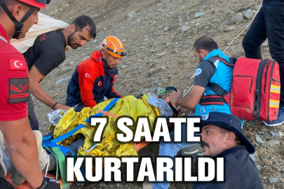 Erzincan'da dağlık alana zorunlu iniş yapan yamaç paraşütçüsü 7 saatte kurtarıldı