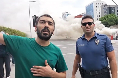 Anadolu Adalet Sarayı önünde aracını ateşe veren şüpheli tutuklandı