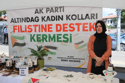 Ankara'da Filistinli mağdurlar yararına kermes