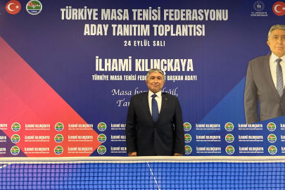 İlhami Kılıçkaya, Masa Tenisi Federasyonu Başkanlığına aday oldu