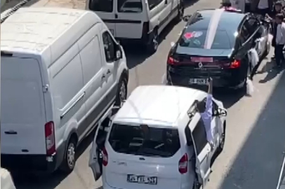 Avcılar'da düğün konvoyunda havaya ateş açtılar