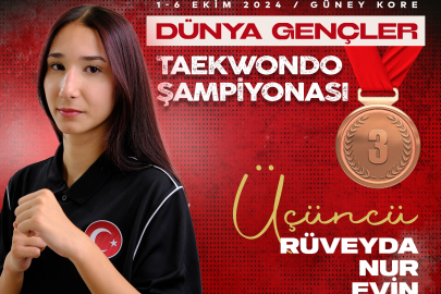 Rüveyda Nur Evin Dünya 3’üncüsü