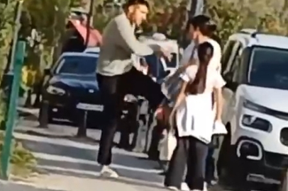 Silivri'de uzaklaştırma kararı aldırdığı eşi tarafından çocuğunun yanında darbedildi