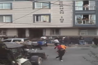 Ceviz kavgasında ortalık savaş alanına döndü; iş makinesiyle kavgaya girdi