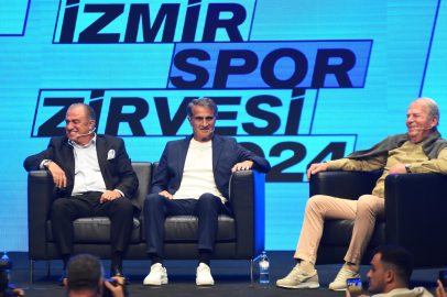 İzmir Spor Zirvesi'nde Terim, Denizli ve Güneş buluştu