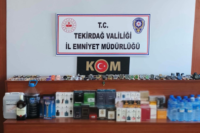 Tekirdağ'da sahte içki operasyonu; 3 gözaltı