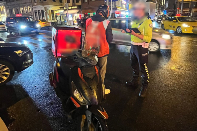 İstanbul'da motosiklet sürücülerine denetim: 581 bin lira para cezası kesildi