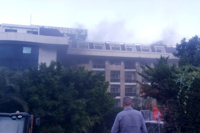 Antalya'da otelde yangın