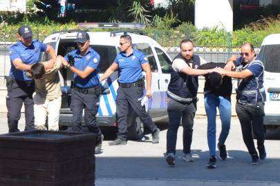 Polis memuruna silahlı saldırının 2 şüphelisi adliyede