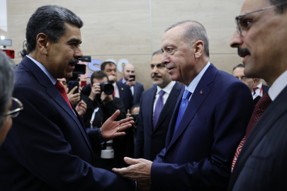 Cumhurbaşkanı Erdoğan, Venezuela Devlet Başkanı Maduro ile görüştü