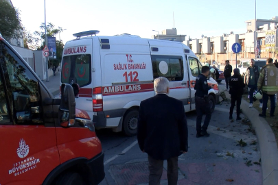 Başakşehir'de önce cipe ardından 3 ağaca çarpan otomobil devrildi