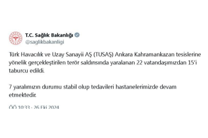 TUSAŞ saldırısında yaralanan 7 kişinin tedavisi devam ediyor