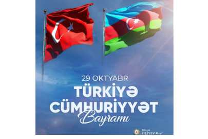 Azerbaycan Cumhurbaşkanı Aliyev’den Cumhuriyet Bayramı mesajı