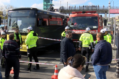 Bakırköy'de İETT otobüsünün çarptığı kadın hayatını kaybetti