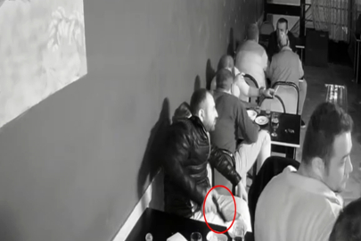 Mekanda karşılaştığı husumetlisi tarafından öldürüldüğü anlar kamerada
