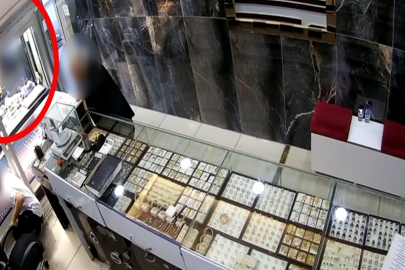Müşteri gibi girdiği kuyumcu dükkanından 9️0 bin TL'lık altın kolye çaldı