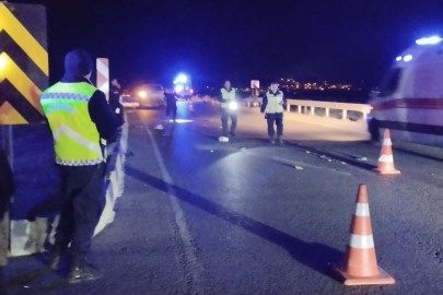 Ankara'da kamyonetin çarptığı yaya öldü
