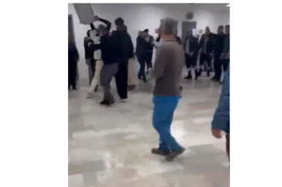Hastanede polise ve güvenlik görevlilerine saldıran 9 kişiye gözaltı