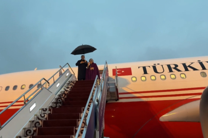 Cumhurbaşkanı Erdoğan Kırgızistan'dan ayrıldı
