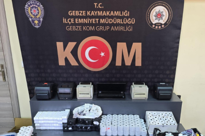Kocaeli'de 60 milyon TL’lik sahte fiş ve fatura operasyonu: 57 gözaltı