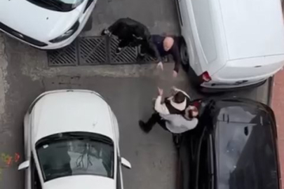 Beyoğlu'nda tartıştığı sürücünün lastiklerini kesen şüpheli gözaltına alındı