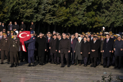 Anıtkabir'de 10 Kasım töreni