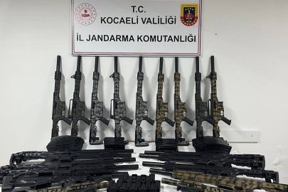 20 otomatik av tüfeği ele geçirildi: 1 gözaltı