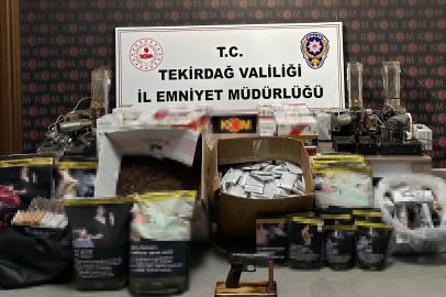 Tekirdağ’da kaçak tütün ve sigara operasyonu; 10 gözaltı