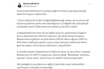 Bakan Kurum: Okul açma ve kapatma yetkimiz yok