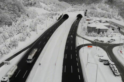 Bolu Dağı'nda yağışın etkisi azaldı