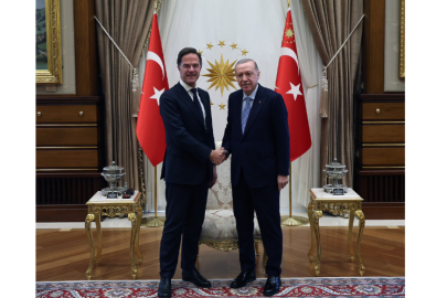 Cumhurbaşkanı Erdoğan, NATO Genel Sekreteri Rutte'yi kabul etti