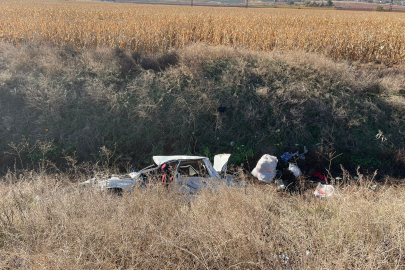 Şanlıurfa'da otomobil devrildi; 5 yaralı