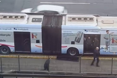 Esenyurt’ta metrobüs yolunda kaza: 1 yaralı