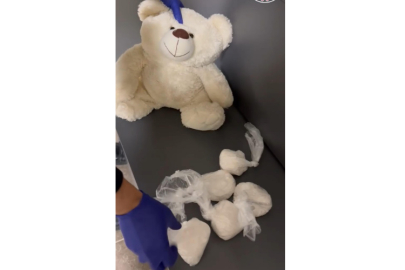 Oyuncak ayının içinden metamfetamin çıktı; 3 tutuklama