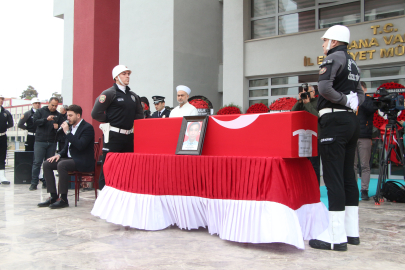 Alkollü uzman çavuşun otomobille çarptığı şehit polis, toprağa verildi