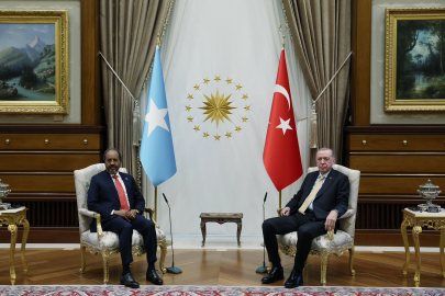 Cumhurbaşkanı Erdoğan, Somali Cumhurbaşkanı Mahmud ile görüştü