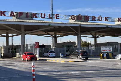 Bulgaristan'a açılan sınır kapılarında dezenfeksiyon sistemi devreye alındı