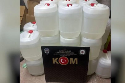 Sahte alkol üretenlere operasyon: 5 bin 740 şişe ele geçirildi